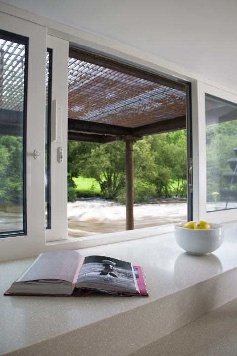 Window with book
