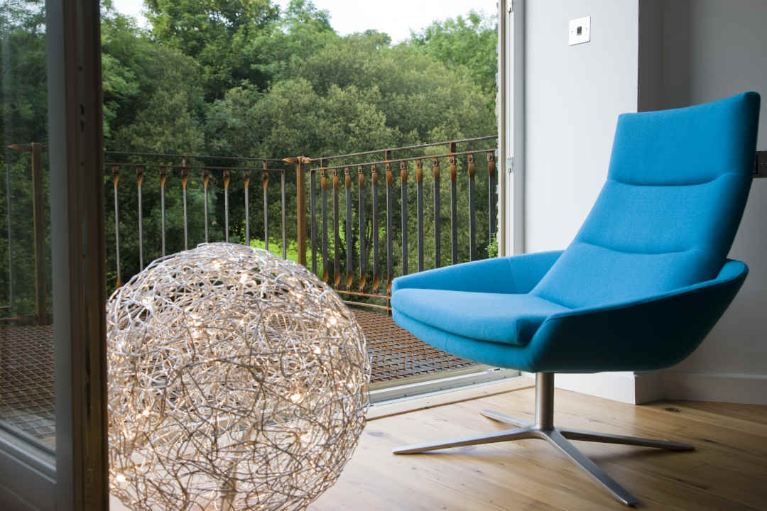 blue chair